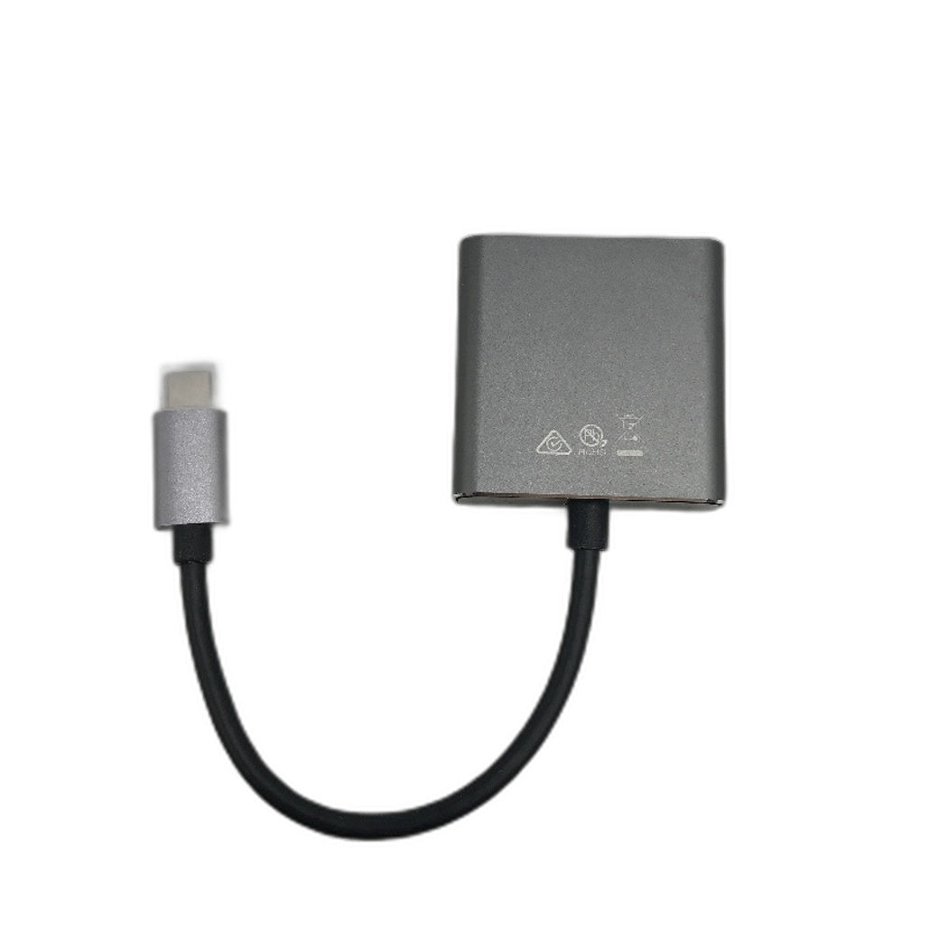 Klik USB C Type C Male To DVI Female Display Monitor Adapter Compact Design NEW