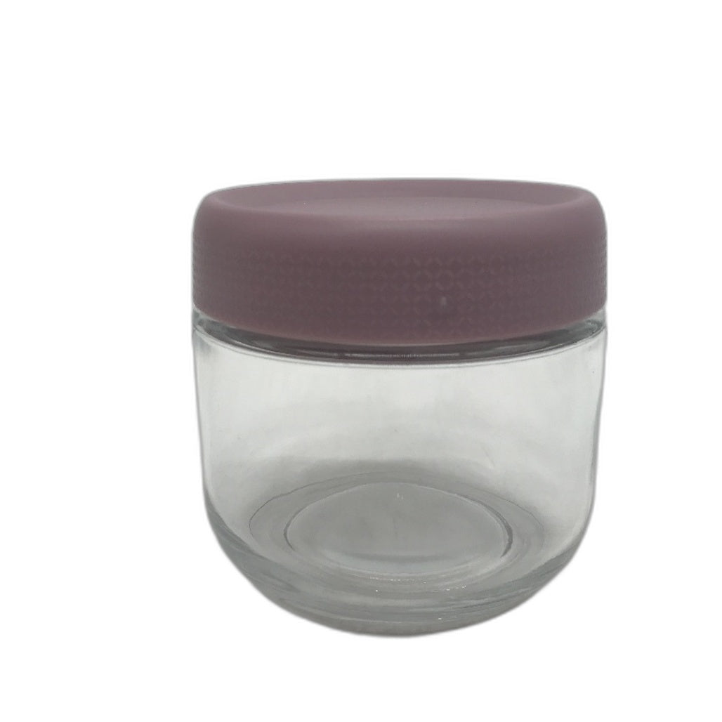 Pack Of 6 x 250ML Glass Food Container Jar With Lid Overnight Oats Meal Prep NEW