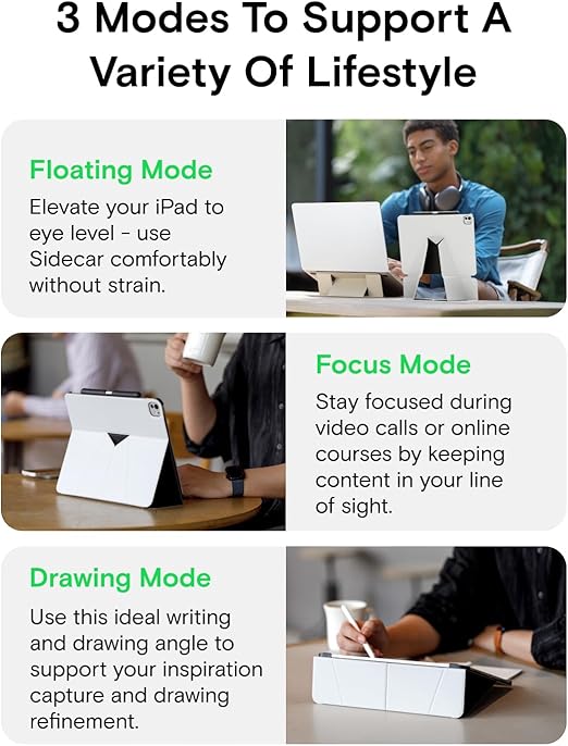 MOFT Float Folio Case With Detachable Pencil Holder For iPad Pro 11 Inch M4 NEW