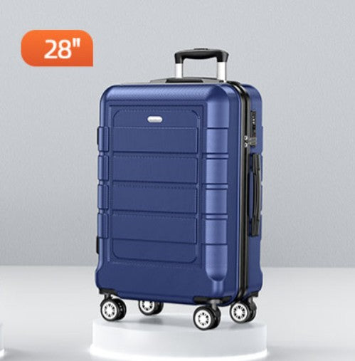 Showkoo 28" Navy Blue Expandable Hard Shell Luggage 70cm Suitcase TSA Lock NEW