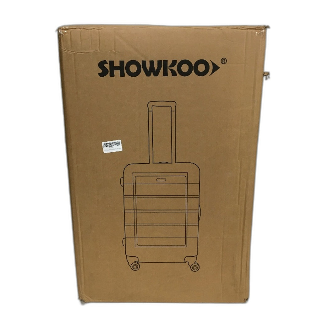Showkoo 28" Navy Blue Expandable Hard Shell Luggage 70cm Suitcase TSA Lock NEW