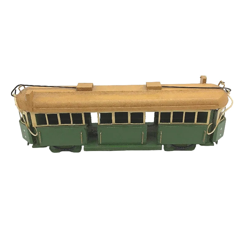 Handcrafted Wooden Melbourne W2 Class Tram Hand Made by George Kob