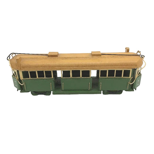 Handcrafted Wooden Melbourne W2 Class Tram Hand Made by George Kob