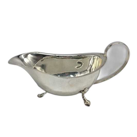 VINTAGE The British Red Cross Society Associate Commemorative Silver Gravy Boat