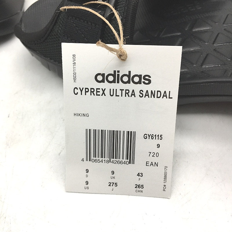 Adidas Black Terrex Cyprex Ultra Dlx Hiking Sandal Unisex Size US M8 L9 UK9 NEW