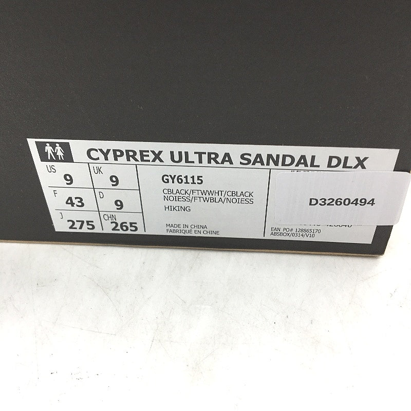 Adidas Black Terrex Cyprex Ultra Dlx Hiking Sandal Unisex Size US M8 L9 UK9 NEW