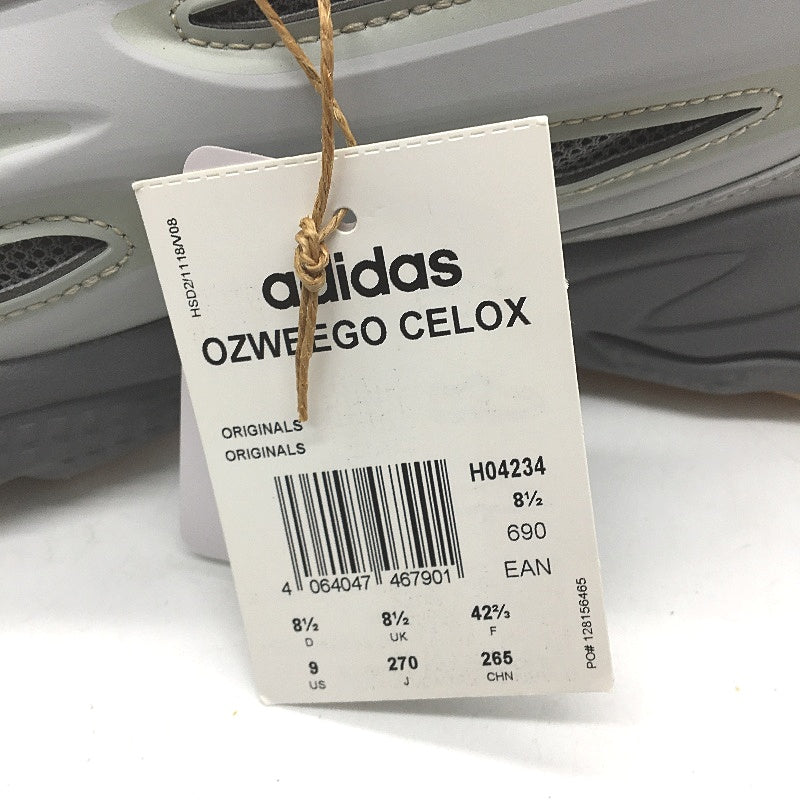 Adidas Ozweego Celox Grey Orange Lace Originals Sneakers Mens Size US 9 NEW