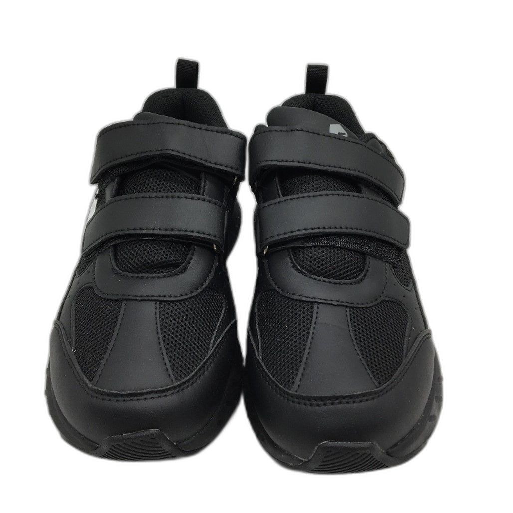 FitVille Black Easytop Strap Ease Diabetic Sneaker Shoes Mens US 9EW EU 42 NEW