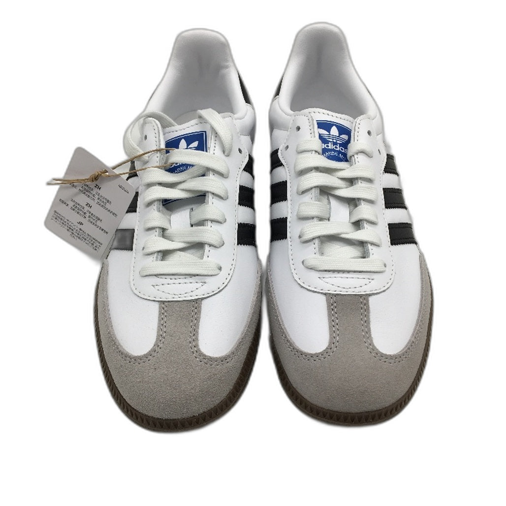 Adidas Samba OG White Leather Black 3 Stripe Sneaker Shoes Mens Size US 6 NEW