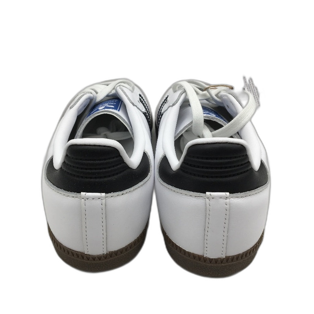 Adidas Samba OG White Leather Black 3 Stripe Sneaker Shoes Mens Size US 6 NEW