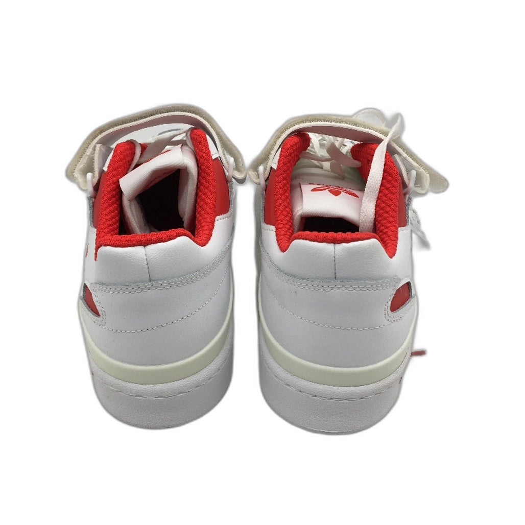 Adidas Forum Low White Leather Red Accent Sneaker Shoes Mens Size US 12 NEW