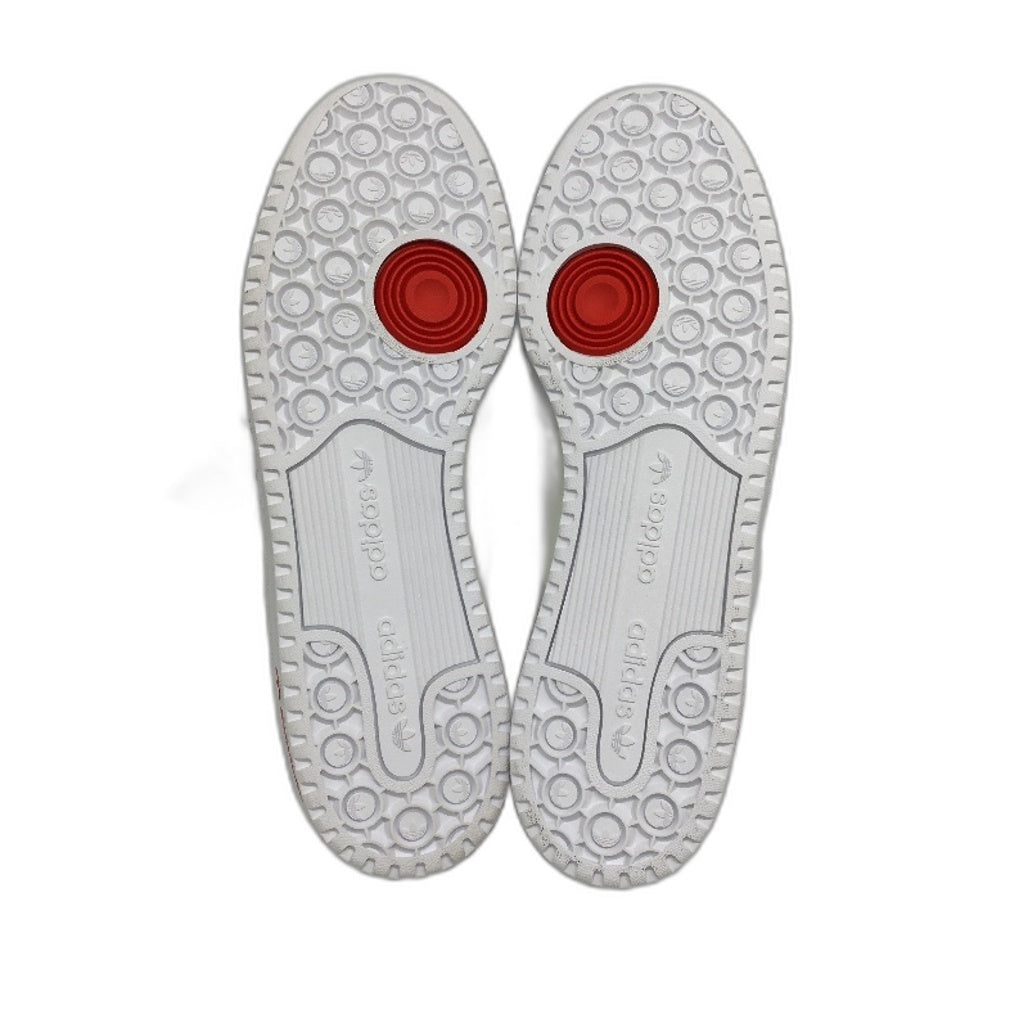 Adidas Forum Low White Leather Red Accent Sneaker Shoes Mens Size US 12 NEW