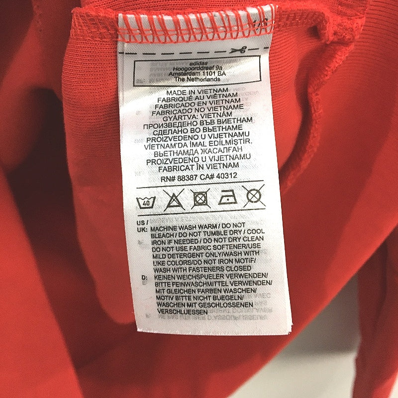 Adidas Future Icons Red 3 Stripes Full Zip Hoodie Mens Size Large NEW