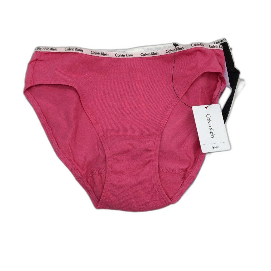 Calvin Klein 5pk Signature Bikini Briefs Set Ladies Size Small BWPinkPurple NEW