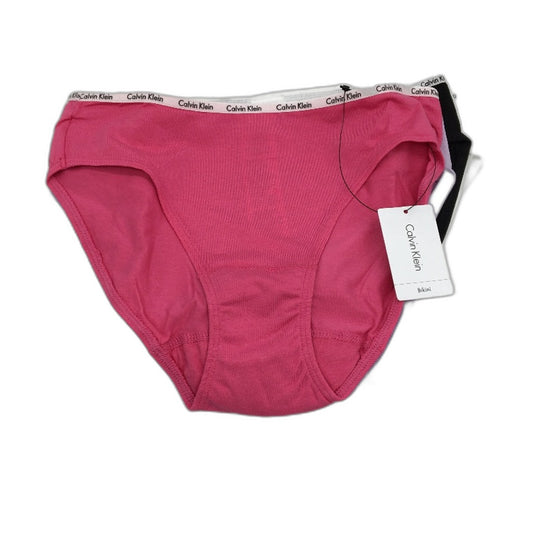 Calvin Klein 5pk Signature Bikini Briefs Set Ladies Size Small BWPinkPurple NEW