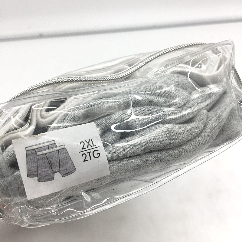 Calvin Klein 2 Pack Big Grey Marle Cotton Boxer Briefs Mens Size 2XL NEW