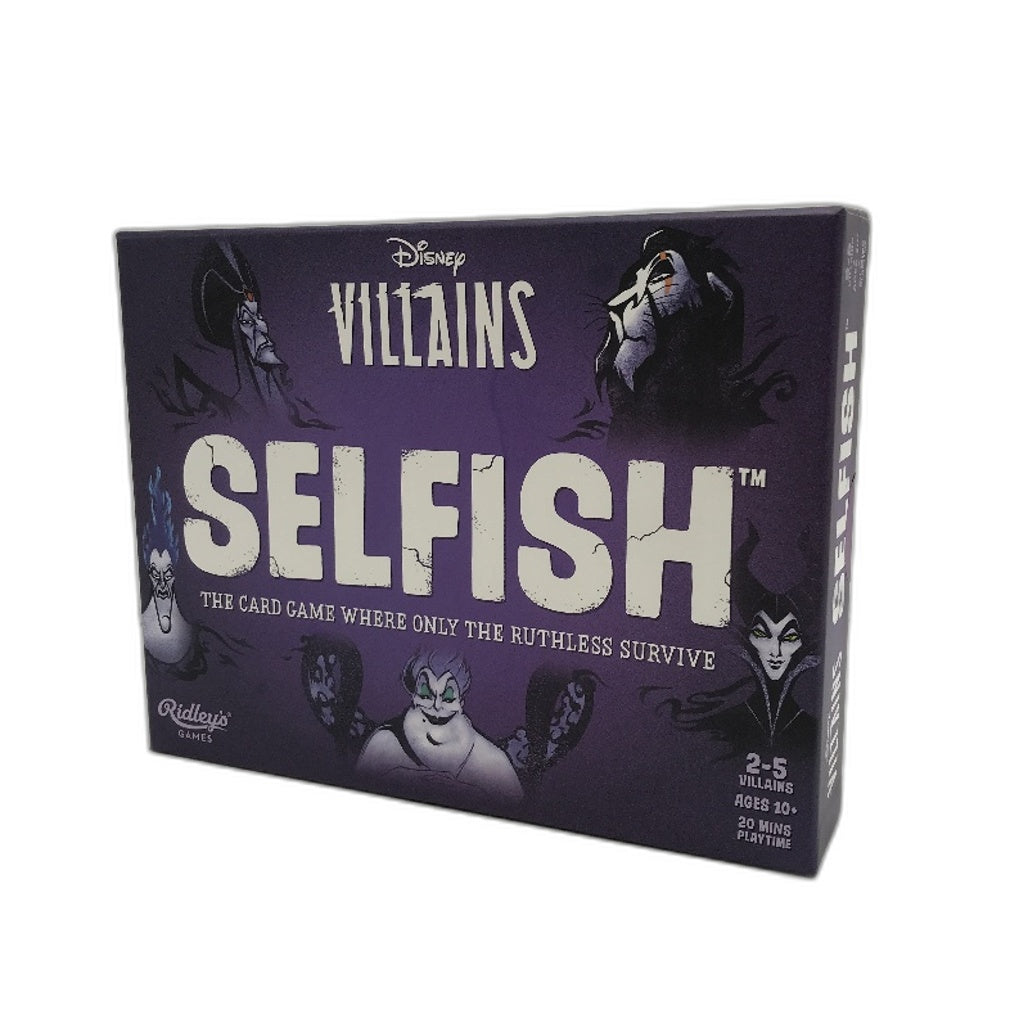 Disney Villains Selfish Card Game 2-5 Players Ages 10+ NEW