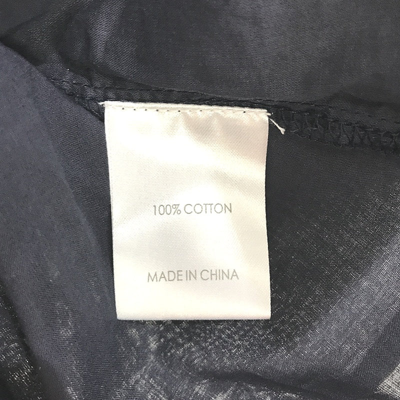 RJWear Embroidered Detail Flowy Navy Blue Sleeveless Top Ladies Size 16