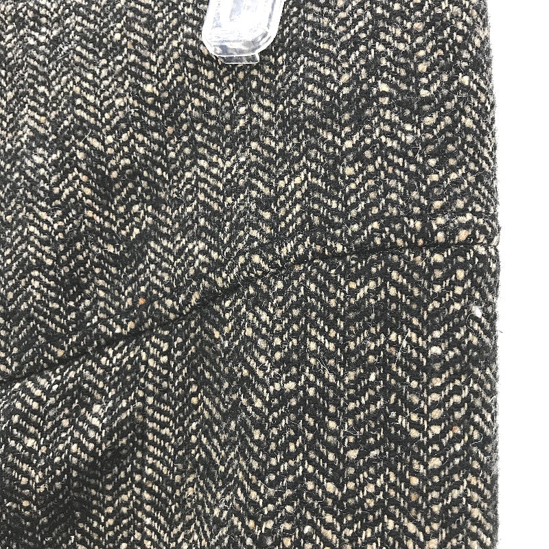 Zara Basic Tweed Herringbone Wool Blend Pencil Mini Skirt Ladies Size Small