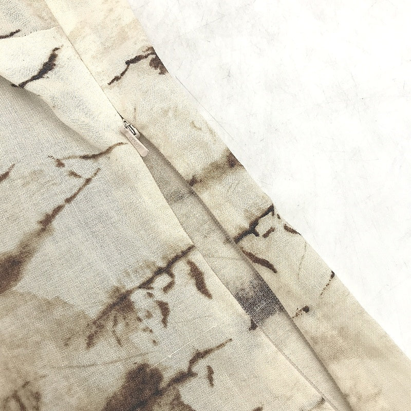 Sandra Steiner Abstract Earth Tone Sleeveless Midi Dress Ladies Size Medium