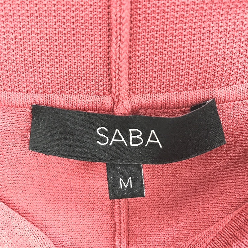 Saba Knitted Pull On Lipstick Pink Fitted Midi Skirt Ladies Size Medium