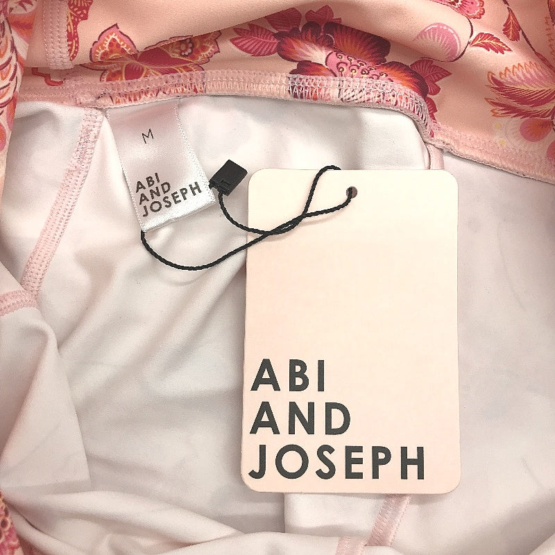 Abi and Joseph Harmony Pink Boho Dual Pocket 3/4 Tights Ladies Size Medium NEW