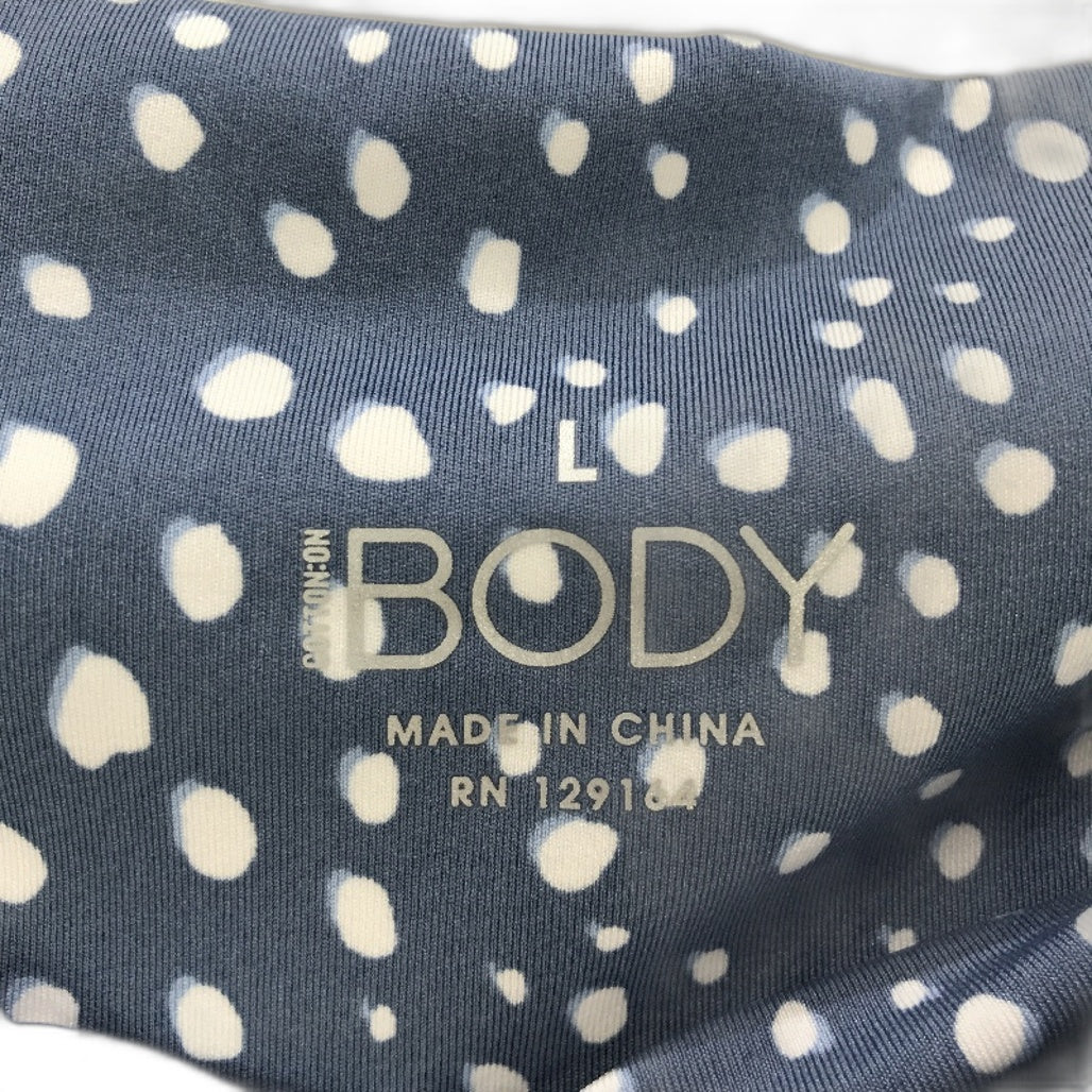 Cotton On Body Blue White Dot Soft 3/4 Length Tights Ladies Size Large