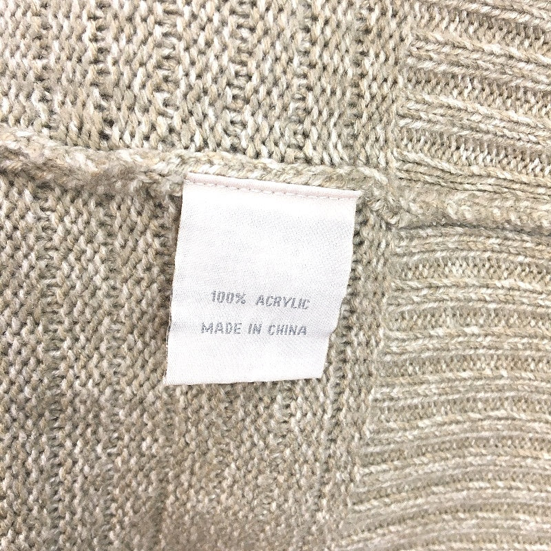 Nicole Woman Knitted Latte Brown Single Button Short Cardigan Ladies Size Large