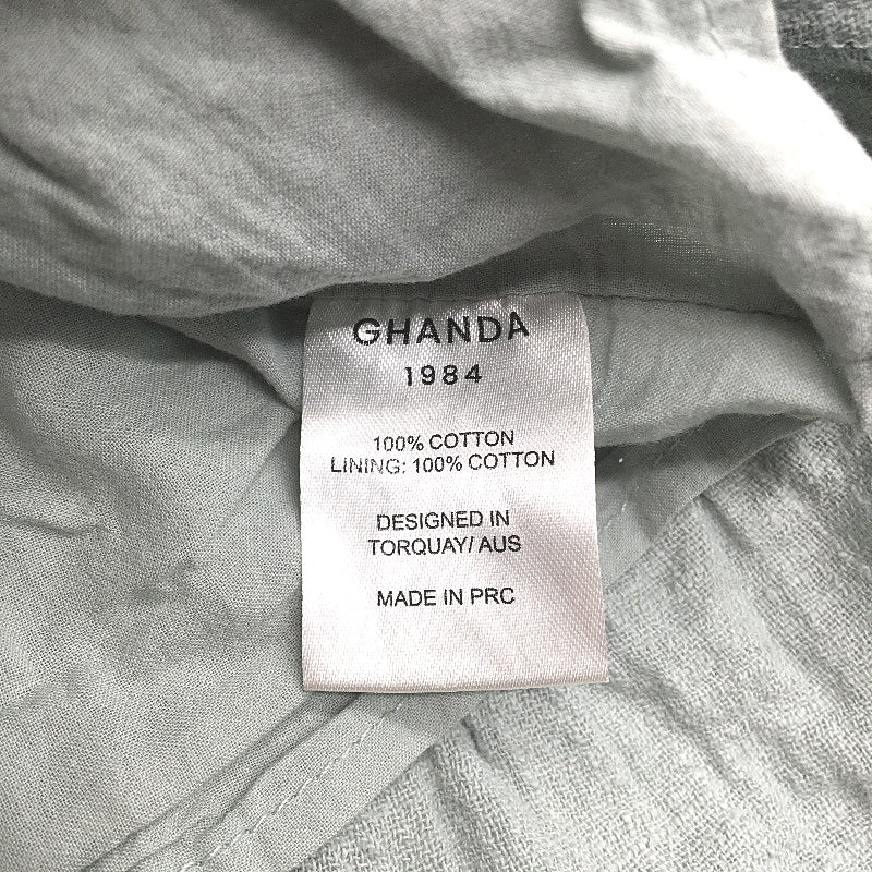 Ghanda Fringe Frill Mint Green Muslin Style Mini Skirt Ladies Size XS