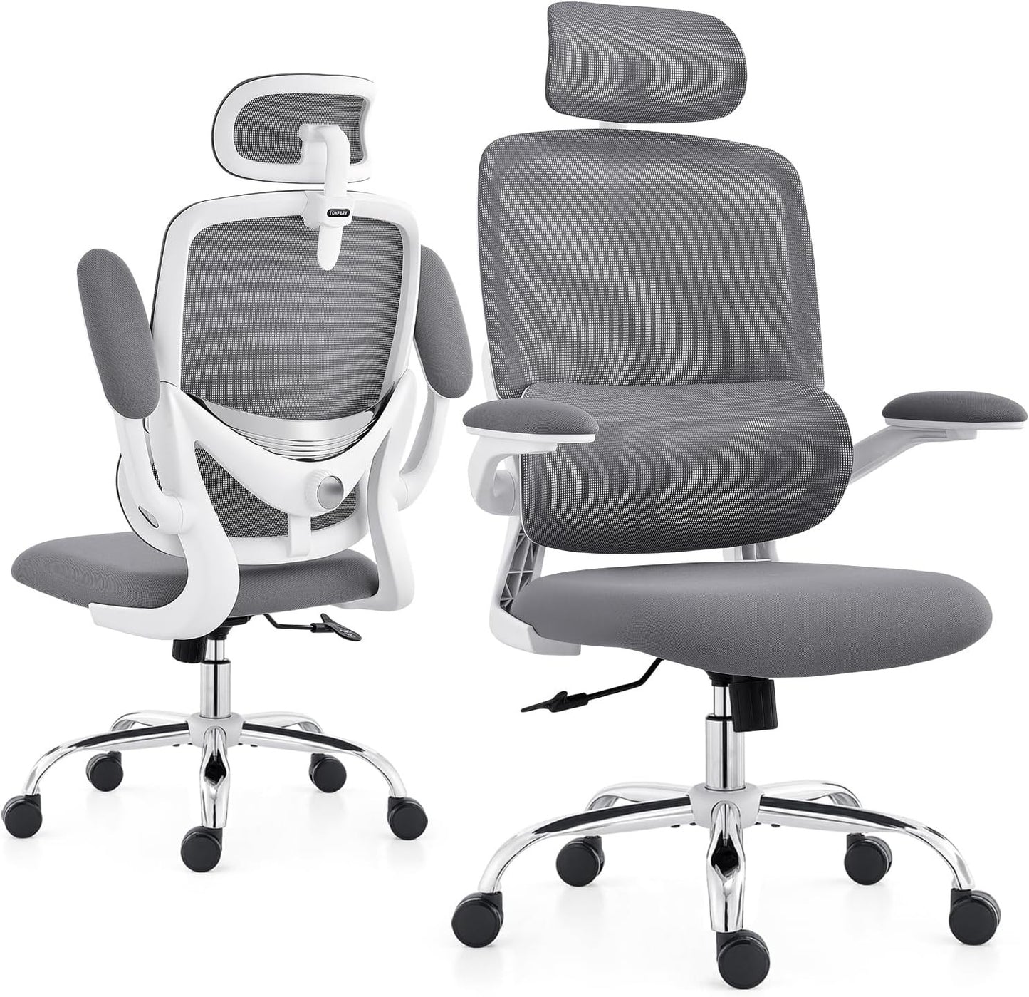 TONFARY Funchair Ergonomic Mesh Office Chair with Adjustable Lumbar Support NEW