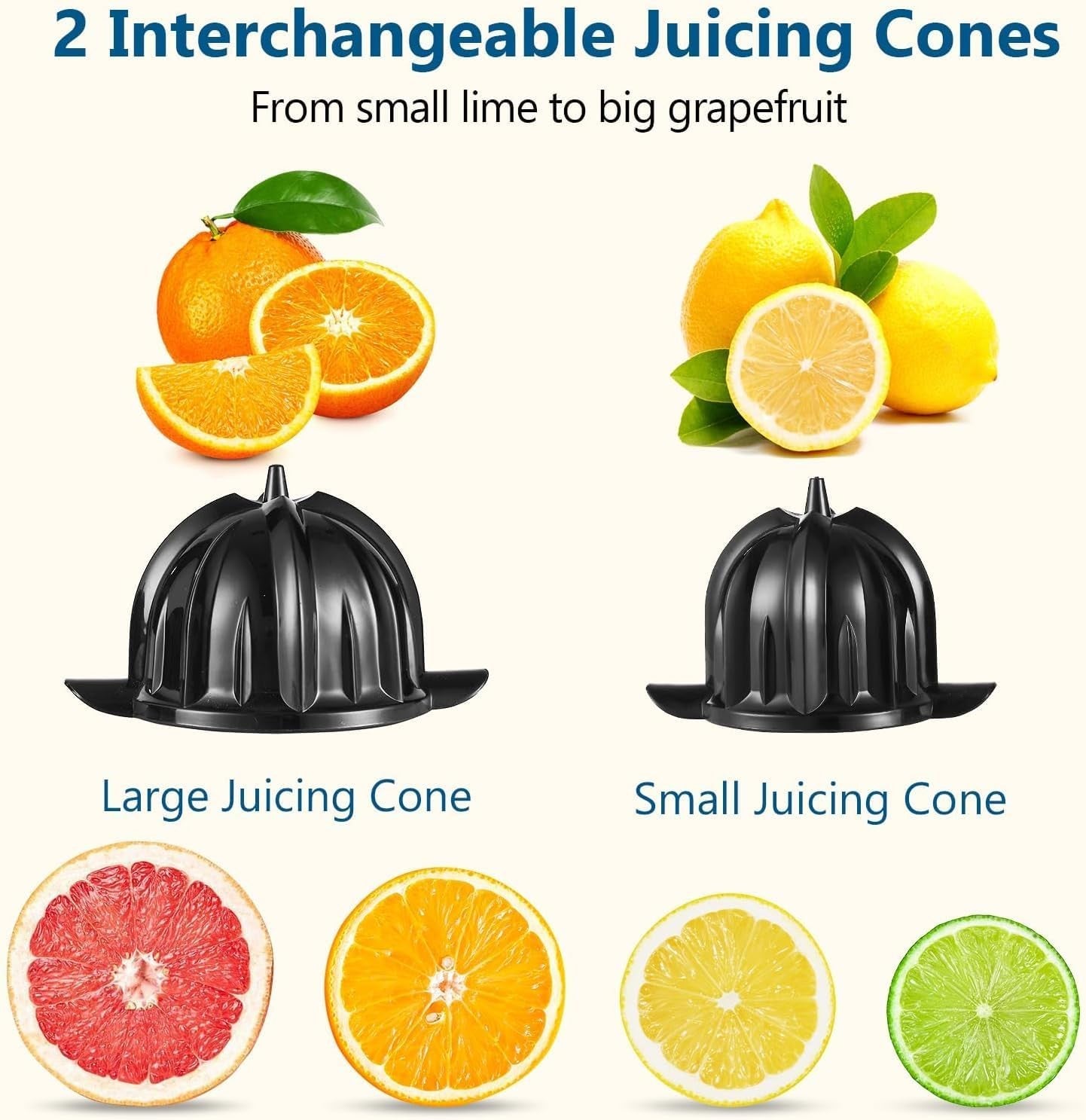 Sakony VB-Hand Junicer Electric Citrus Juicer 350W Stainless Steel NEW