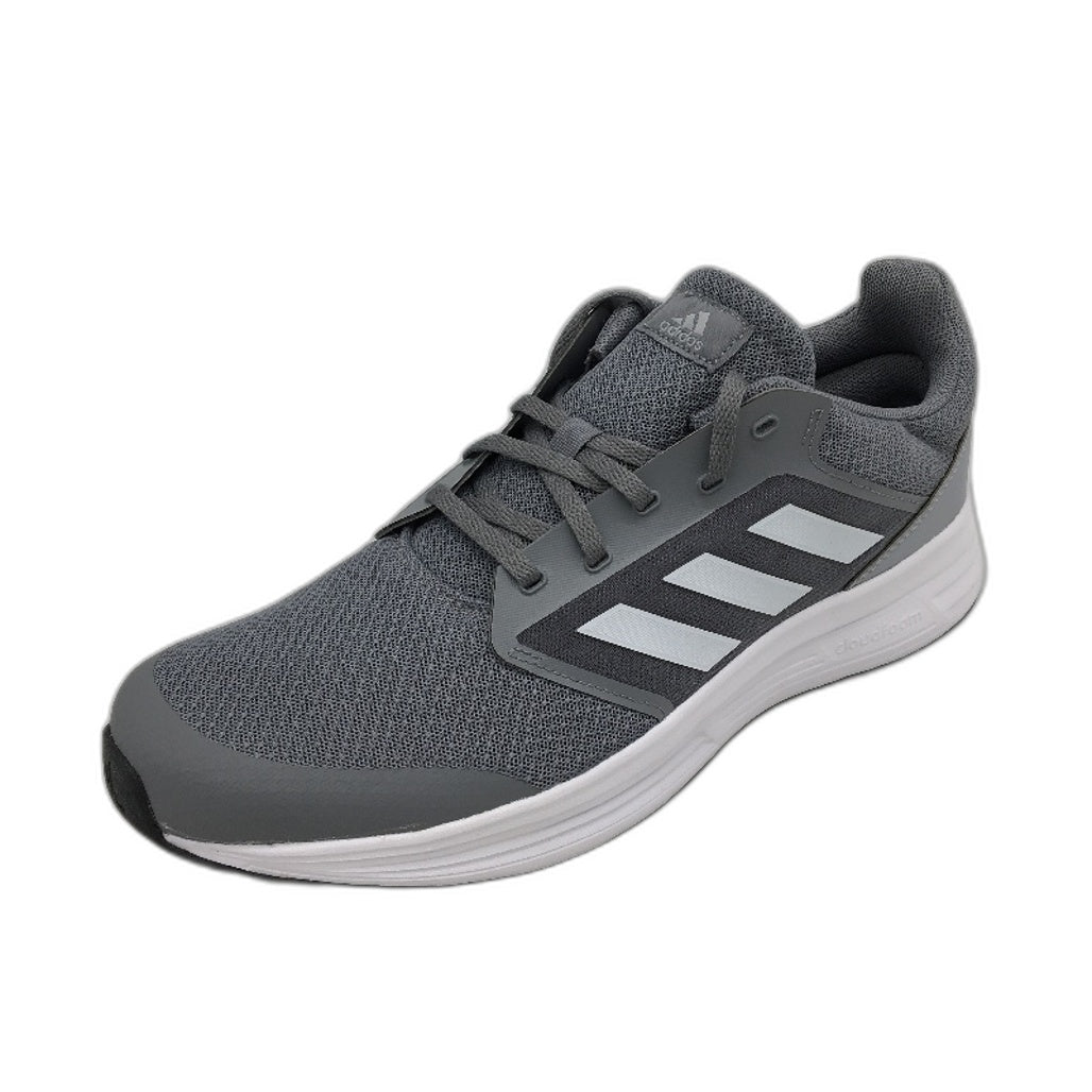 Adidas Galaxy 5 Grey Triple Stripe Running Course Sneakers Mens Size US 11 NEW