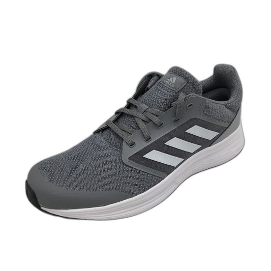 Adidas Galaxy 5 Grey Triple Stripe Running Course Sneakers Mens Size US 11 NEW