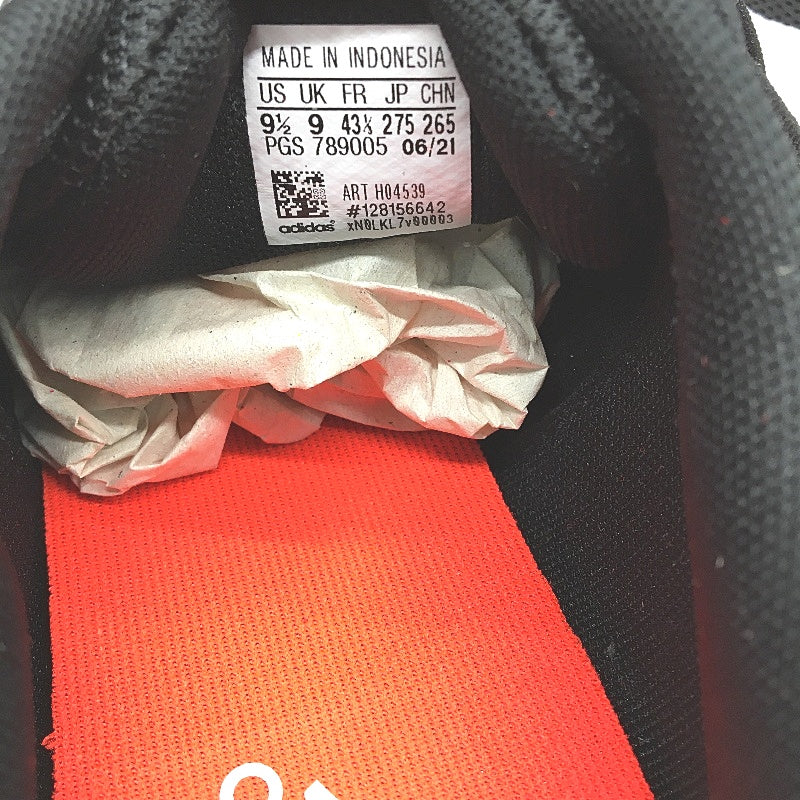 Adidas Runfalcon 2.0 Black Orange Mesh Running Course Sneakers Mens US 9.5 NEW