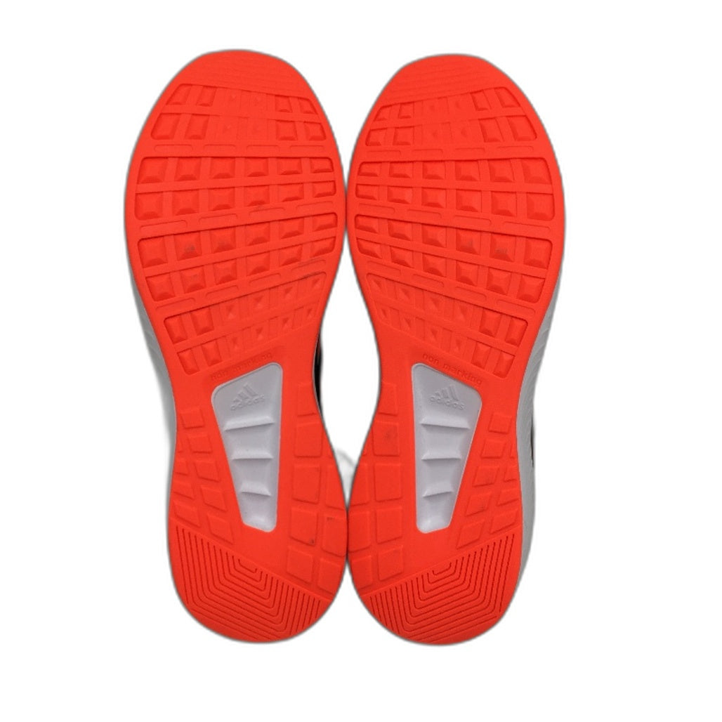 Adidas Runfalcon 2.0 Black Orange Mesh Running Course Sneakers Mens US 9.5 NEW