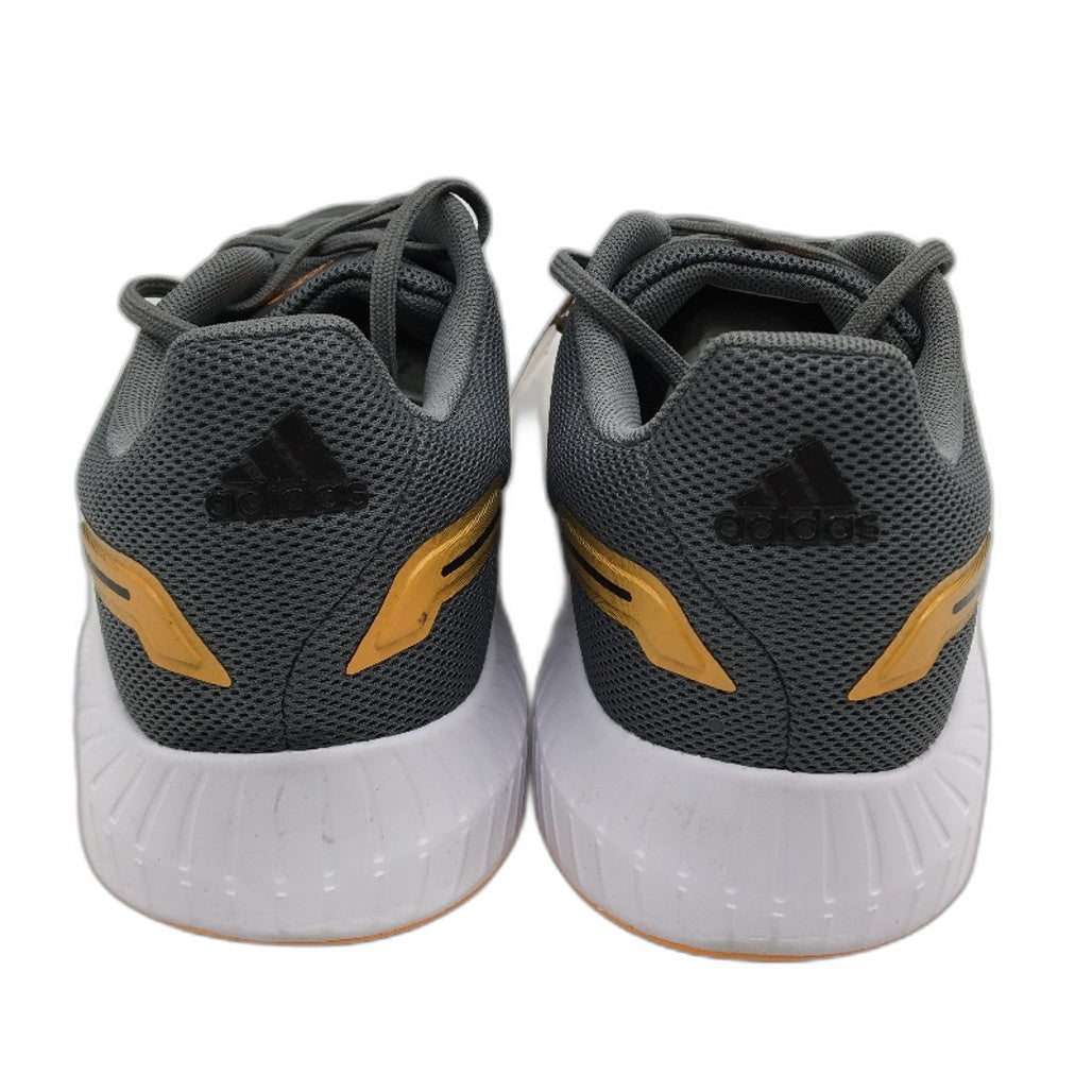 Adidas Runfalcon 2.0 Grey & White Mesh Running Course Sneakers Mens Sze US10 NEW
