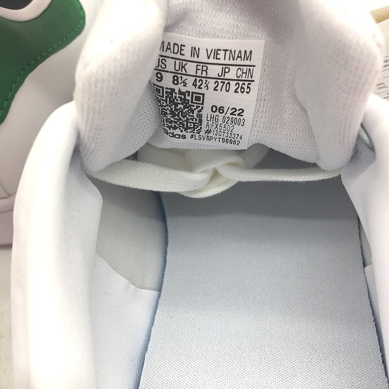 Adidas Stan Smith Originals Lace Up White & Green Sneakers Mens Size US 9 NEW