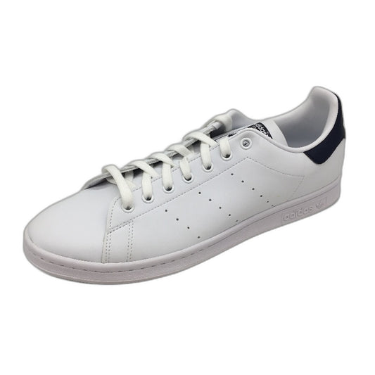 Adidas Stan Smith Originals Lace Up White & Navy Sneakers Mens Size US 12 NEW
