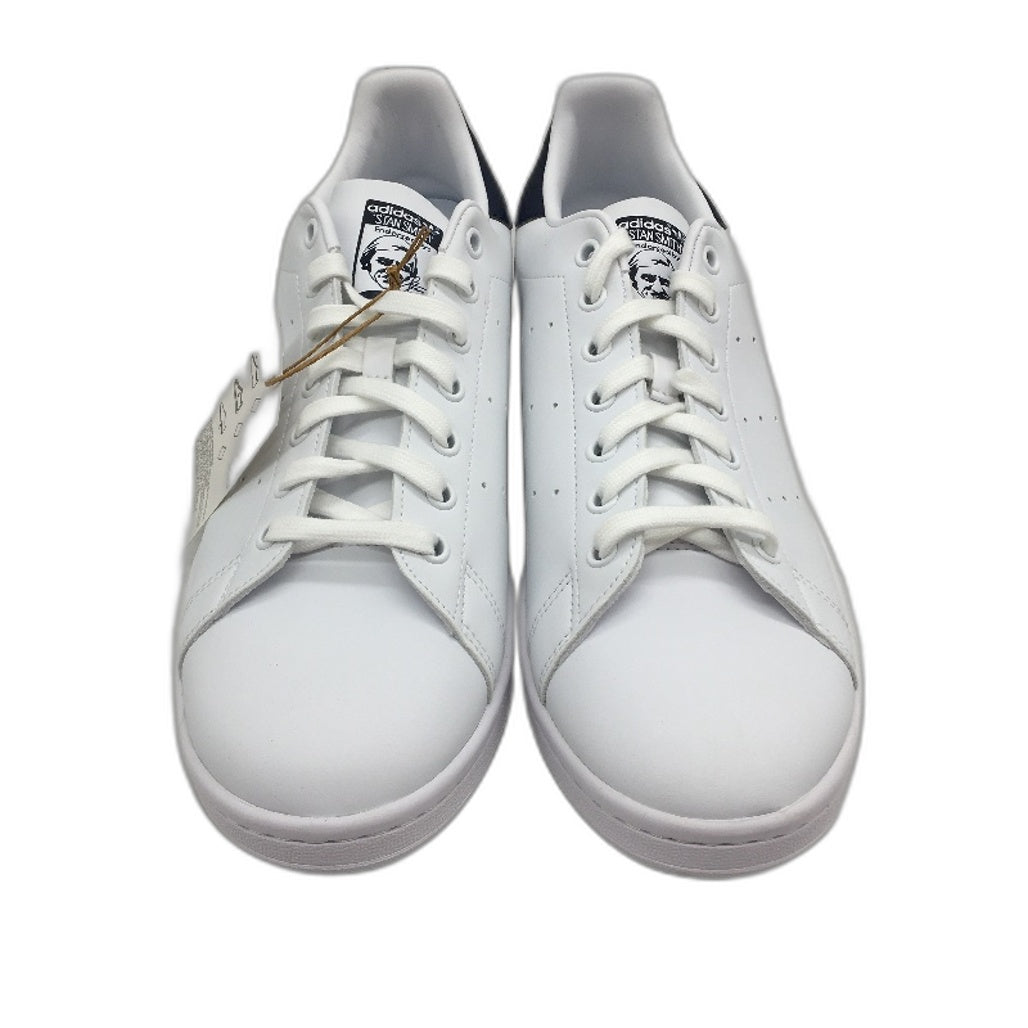 Adidas Stan Smith Originals Lace Up White & Navy Sneakers Mens Size US 12 NEW
