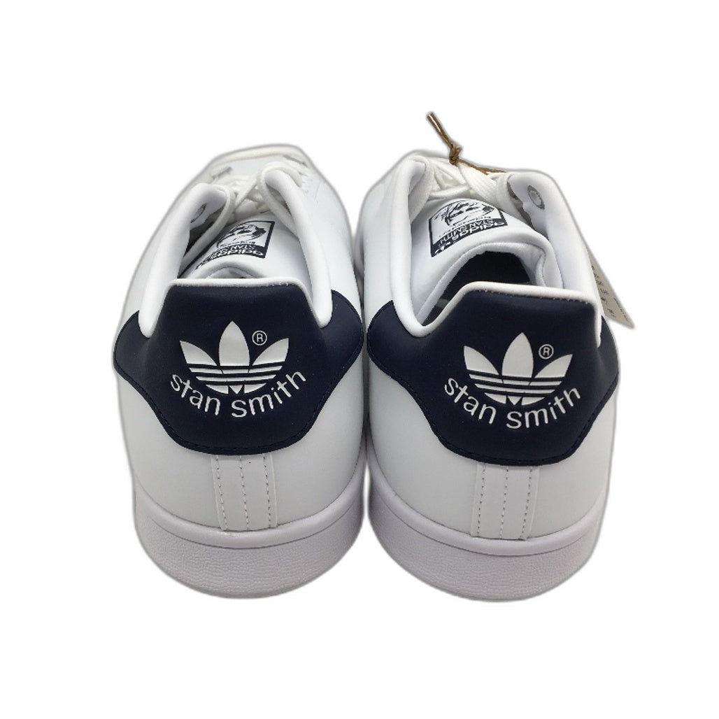 Adidas Stan Smith Originals Lace Up White & Navy Sneakers Mens Size US 12 NEW