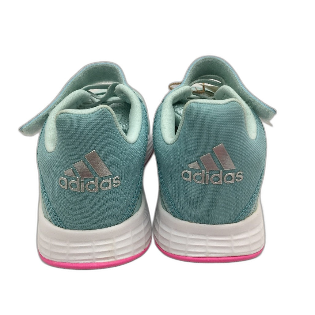 Adidas Duramo 10 K Navy Blue & Silver Stripe Sneakers YOUTH Size US 5 23.5cm NEW