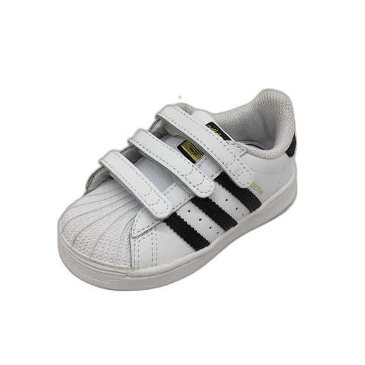 Adidas Superstar CF I White Easy Strap Sneakers TODDLER Size US6.5 13.5cm NEW