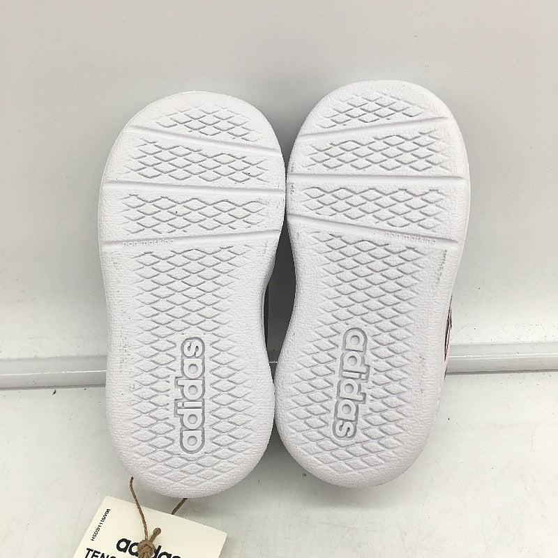 Adidas Tensaur I Grey & Pink Easy Strap Sneakers TODDLER Size US 5 12cm NEW