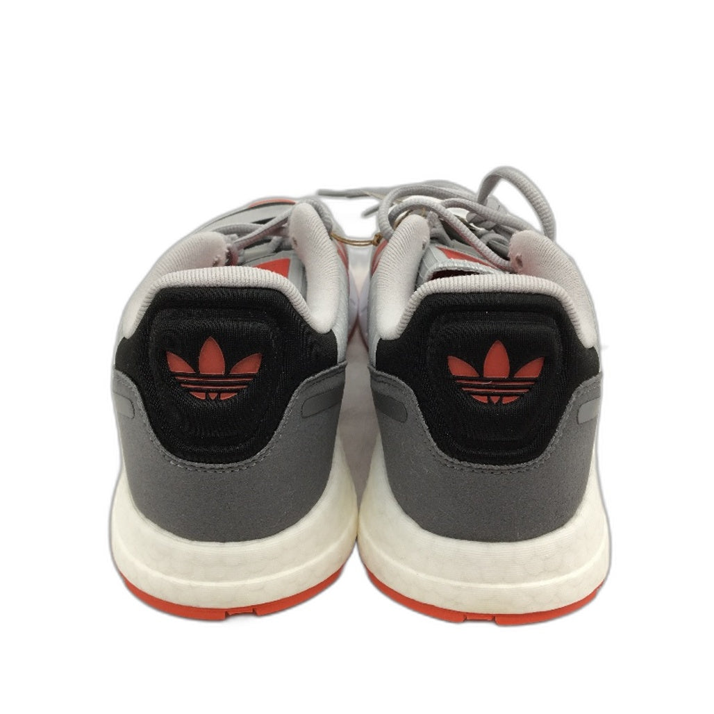 Adidas Originals ZX 1K Boost Light Grey & Red Sneakers Mens Size US 10 NEW