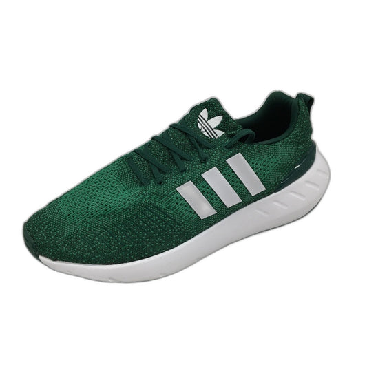 Adidas Originals Swift Run 22 Dual Tone Green Fabric Sneakers Mens Sze US 10 NEW