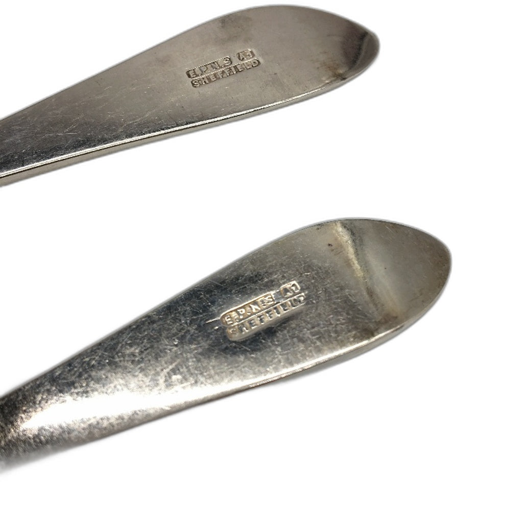 ANTIQUE Viners Ltd England Sheffield EPNS Silver Cuttlery Set In Wooden Box