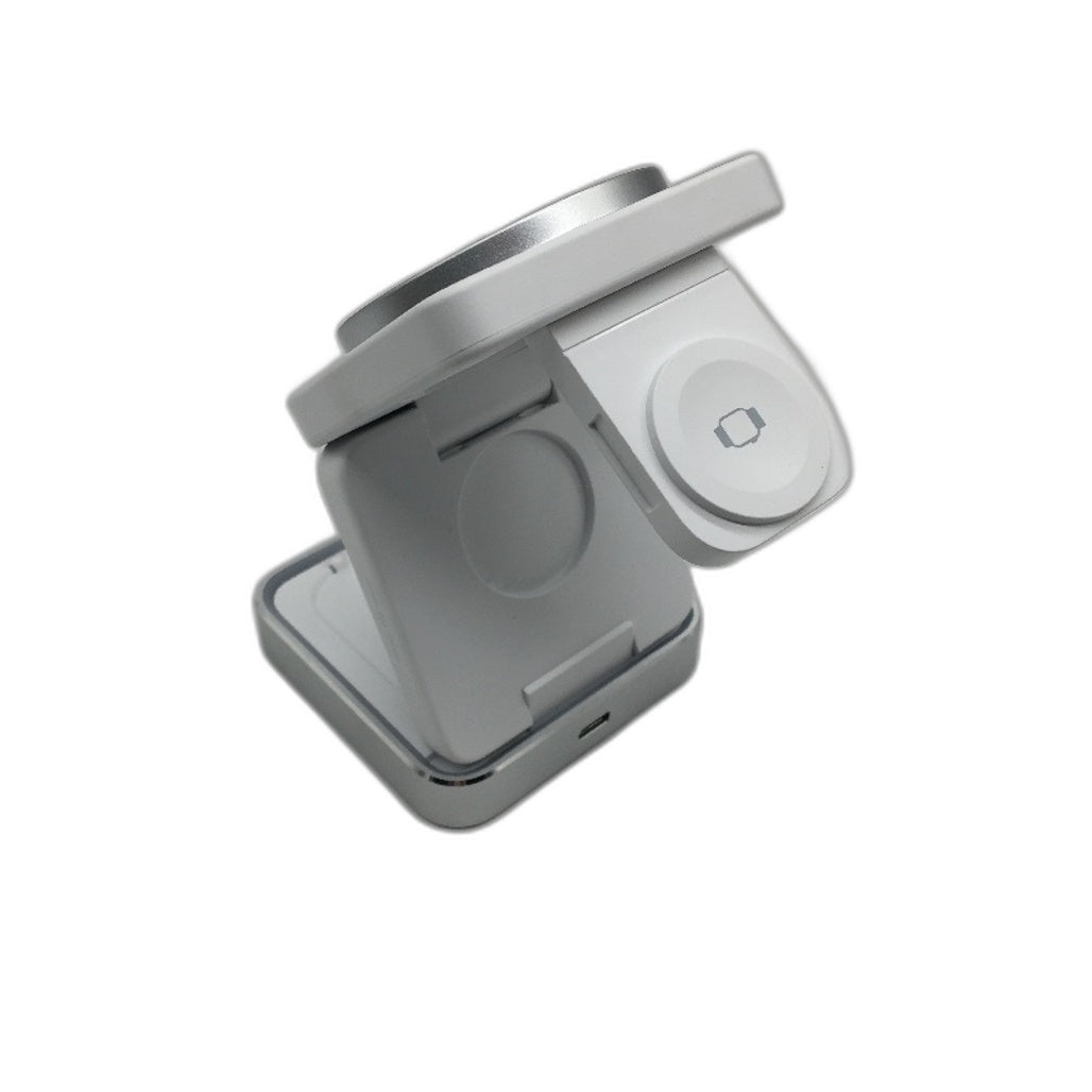 Augnner 3 In 1 Foldable Wireless Charging Station iPhone Airpods Apple Watch NEW