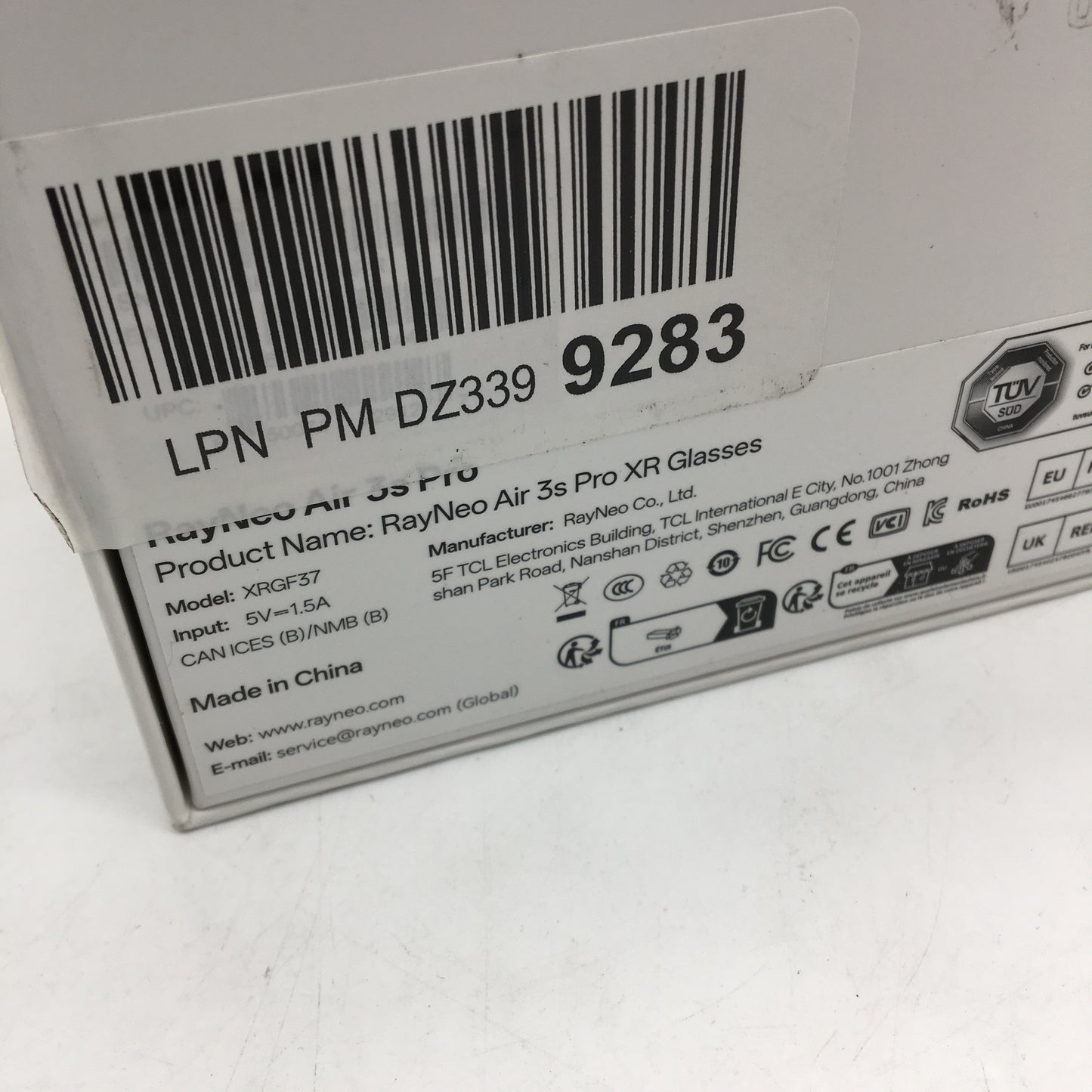 RayNeo Air 3S Pro AR XR Video Display Smart Gaming Glasses Personal Theater NEW