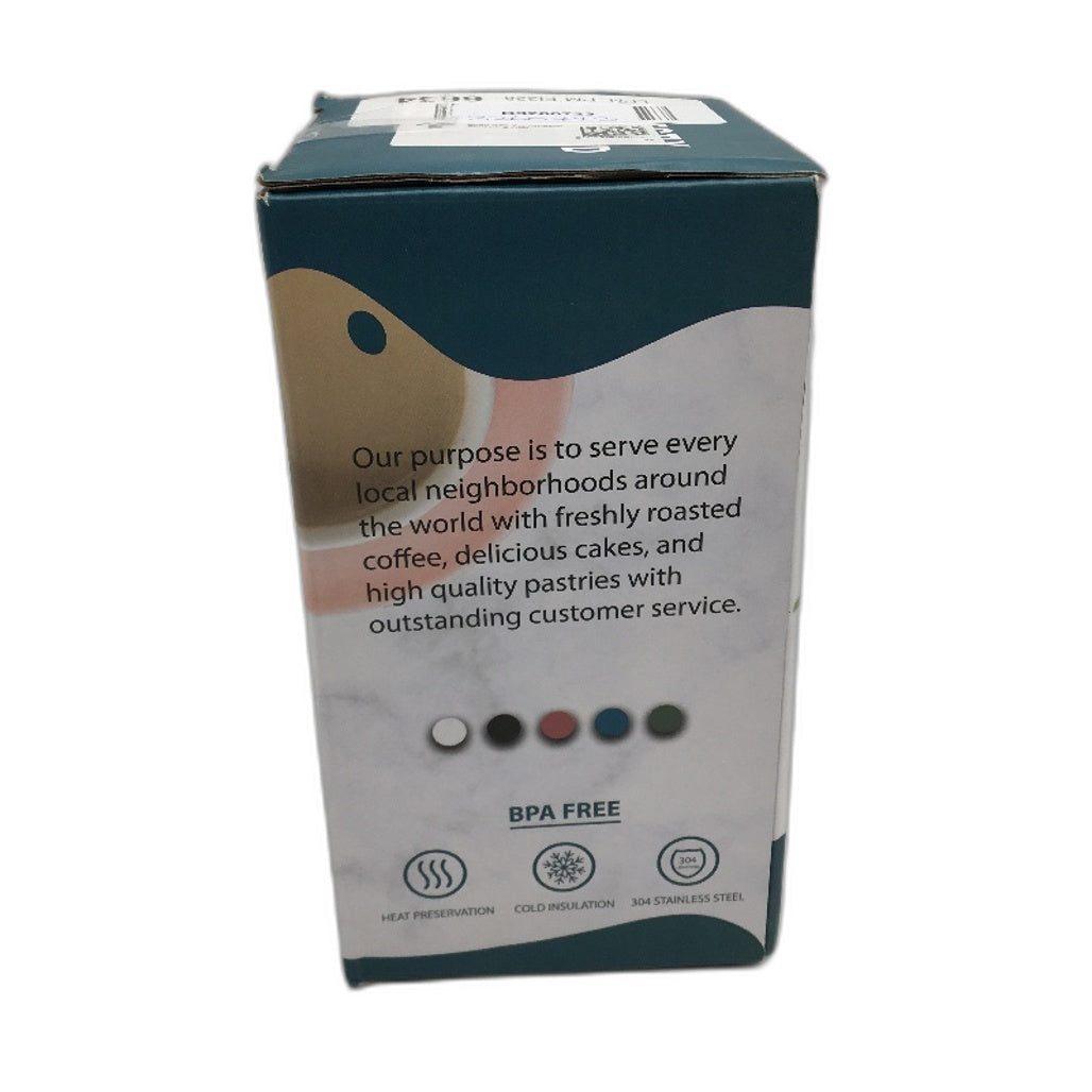 Stainless Steel Insulated 510ML Travel Coffee Mug With Leakproof Lid Pink NEW