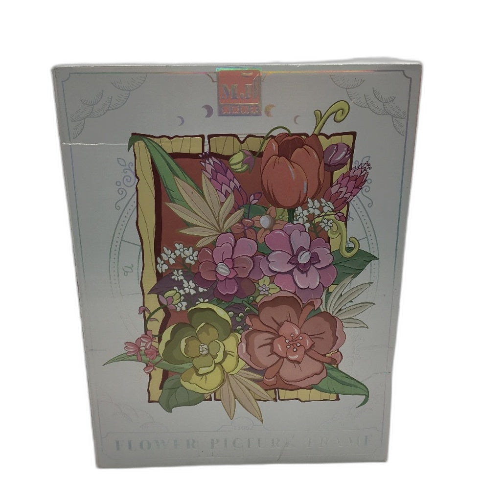 Flower Picture Frame Building Blocks Set LEGO Style DIY Home Decoration NEW
